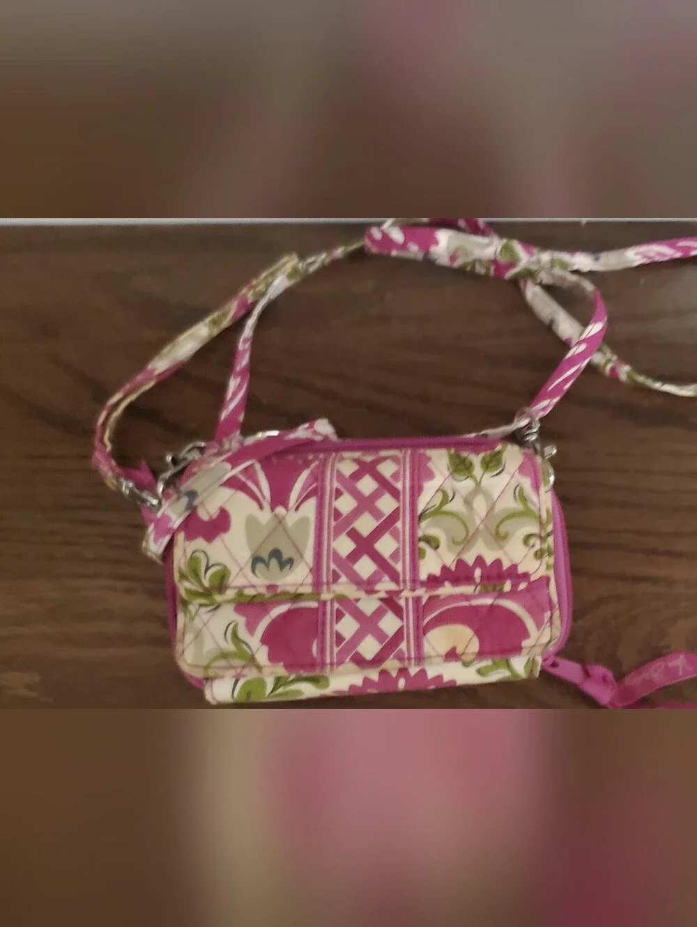 Retired Vera Bradley Julep Tulip All in One Crossbody Bag